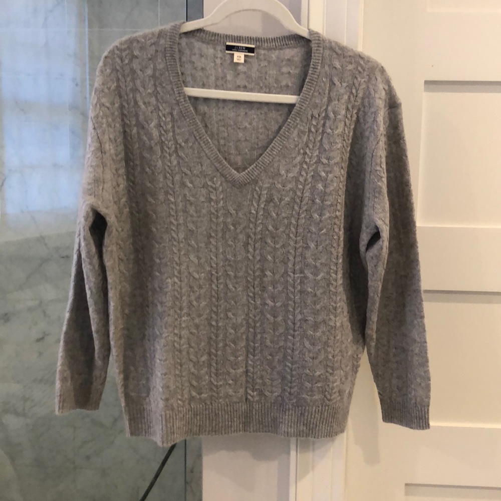 J. Crew Boyfriend cashmere sweater